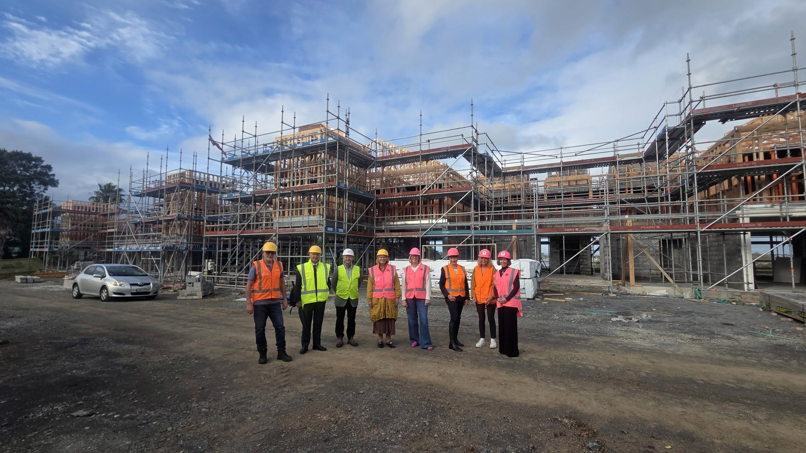 Glen Firth villa block nearing completion