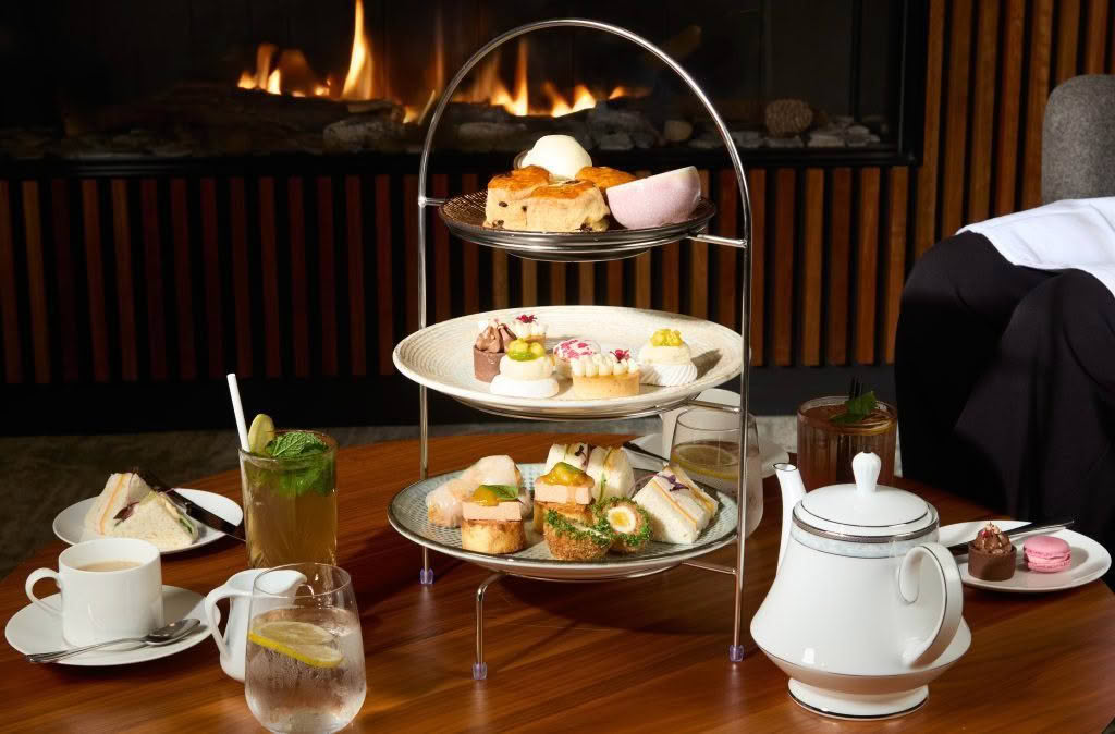 High Tea cake stand at the Terraces Restaurant